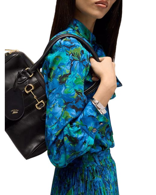 Gucci Black Medium-Sized Barrel Bag