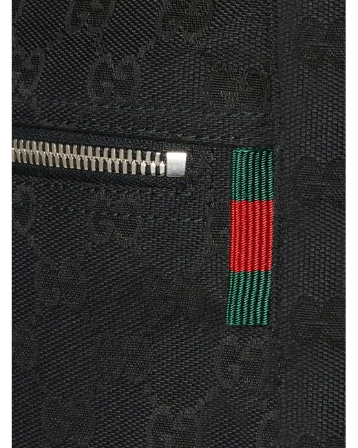 Gucci Black Medium Size Gg Fabric Shopping Bag for men