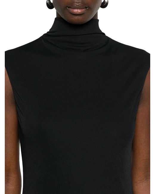 Jil Sander Blue Long Sleeveless Dress