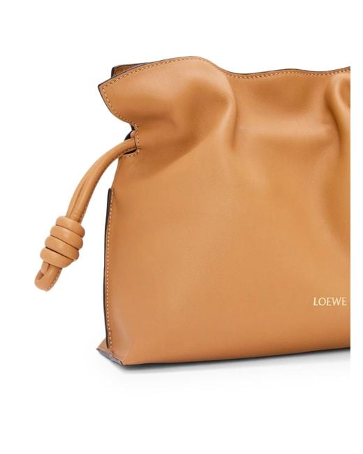 Loewe Brown Medium Flamenco Clutch