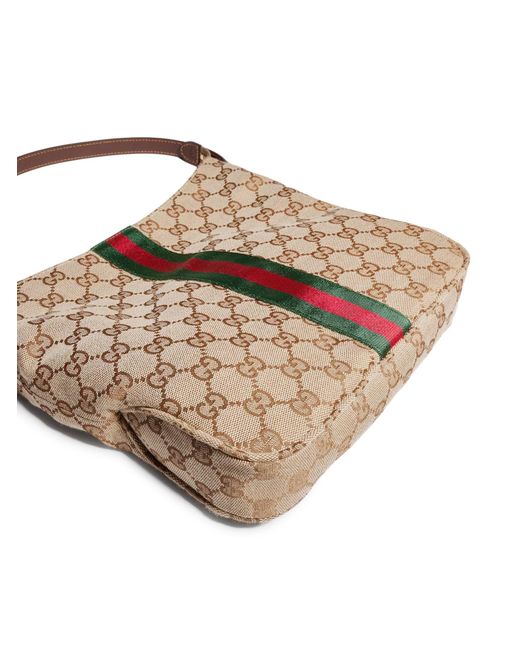 Gucci White Medium Size Lunette Shoulder Bag for men