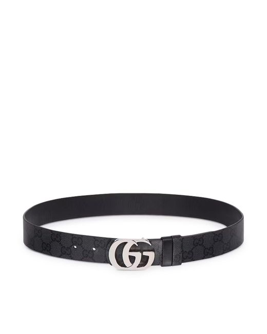 Gucci White Reversible Gg Marmont Cut Belt for men