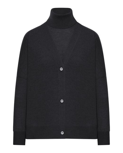 Nome G Black Twin Set In Merino Wool