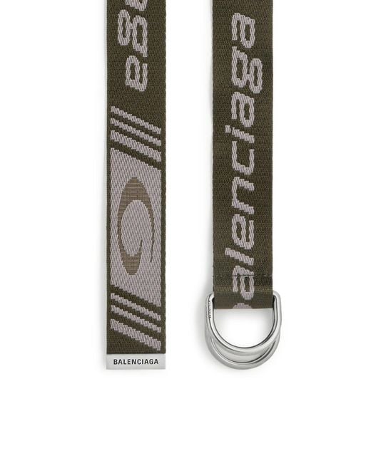 Balenciaga Green D Ring Belt for men