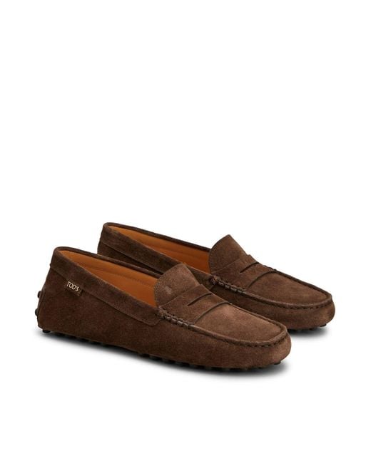 Tod's Brown Gommino Moccasin