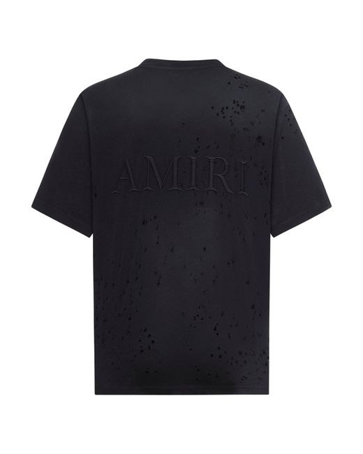 T-shirt ricamata di Amiri in Black da Uomo