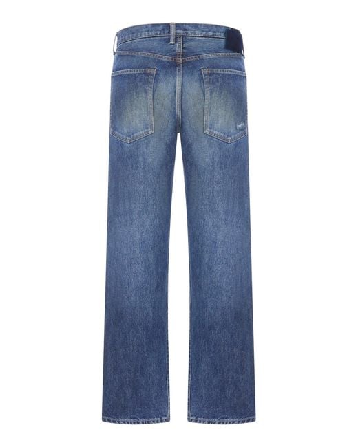 Visvim Blue Social Sculpture Jeans With Five Pocket Design for men