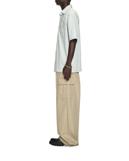 Off-White c/o Virgil Abloh Natural Off- Regular & Straight Leg Pants for men