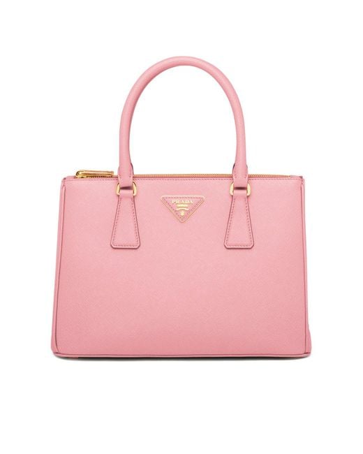 Prada Pink Galleria Saffiano Leather Mini-bag