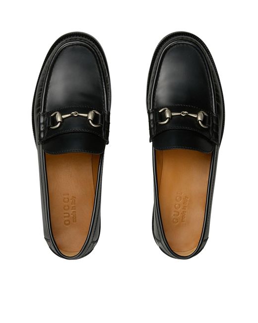 Gucci Black Moccasin With Clamp for men
