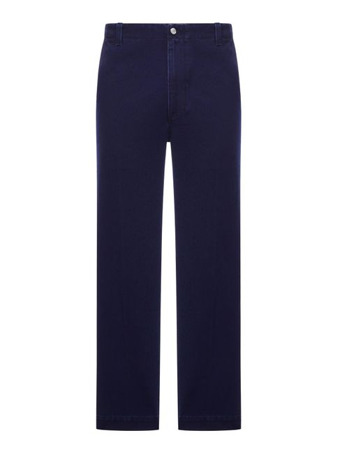 Gucci Blue Denim Chino Pants for men