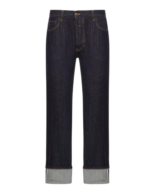 Jeans in denim di Alexander McQueen in Blue da Uomo