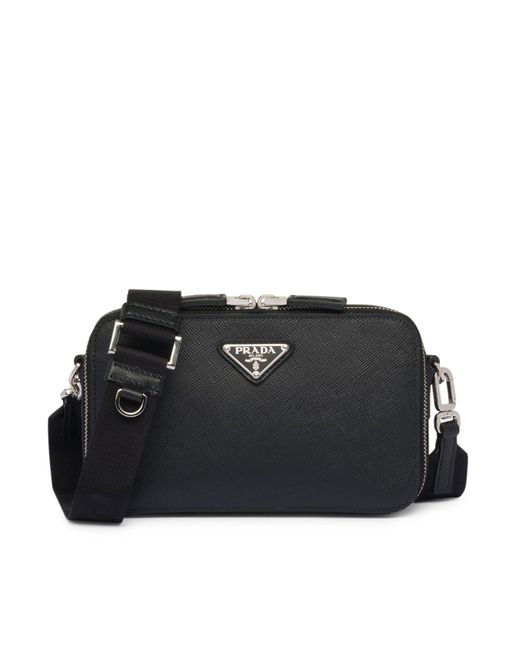 Prada Brique Bag In Saffiano in Black for Men Lyst UK