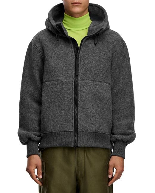 Canada Goose Gray Chilliwack Fleece Bomber for men