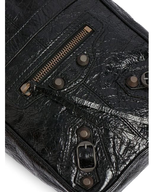 Balenciaga White Le City Vertical Crossbody Bag for men