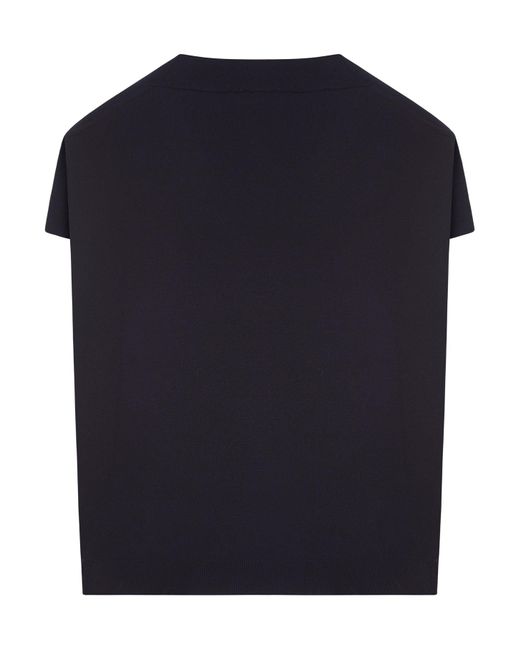 Maglia scollo a v di Nome in Blue