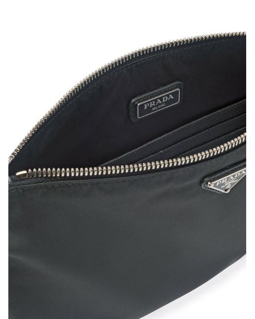Prada Black Re-Nylon Pouch for men