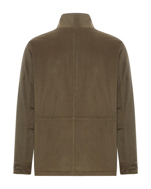 Fay Green Corduroy Field Jacket for men