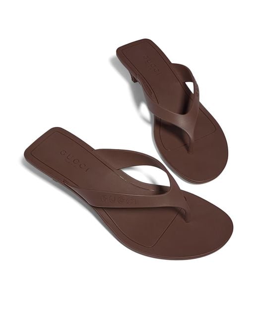 Gucci Brown Vittoria Sandal