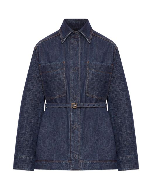 Fendi Blue Go-To Denim Jacket