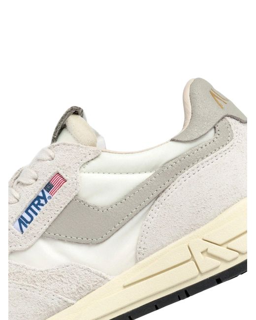 Autry White Sneakers Reelwind Low for men