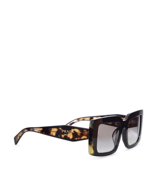 Prada Black Sunglasses With Logo