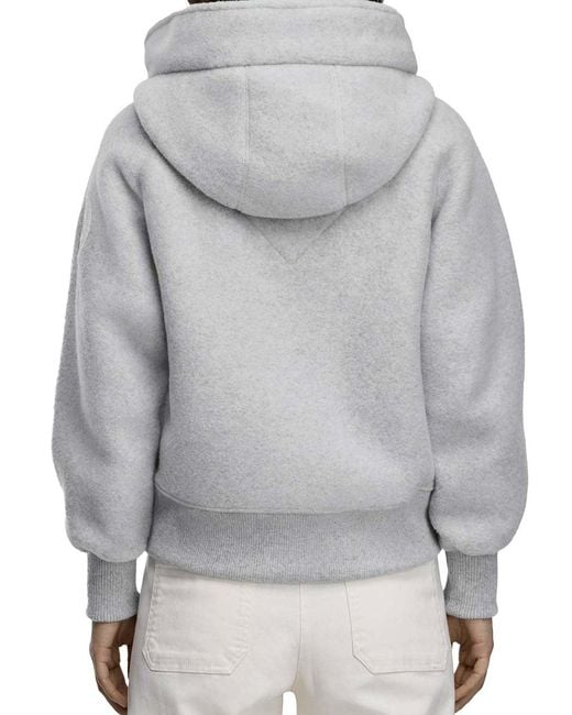 Canada Goose White Chilliwack Fleece Bomber