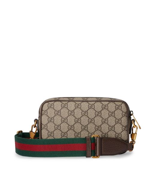 Gucci Brown Ophidia Mini Bag Gg for men