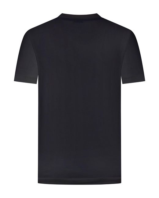 Burberry Black Crew Neck T-shirt With Logo for men