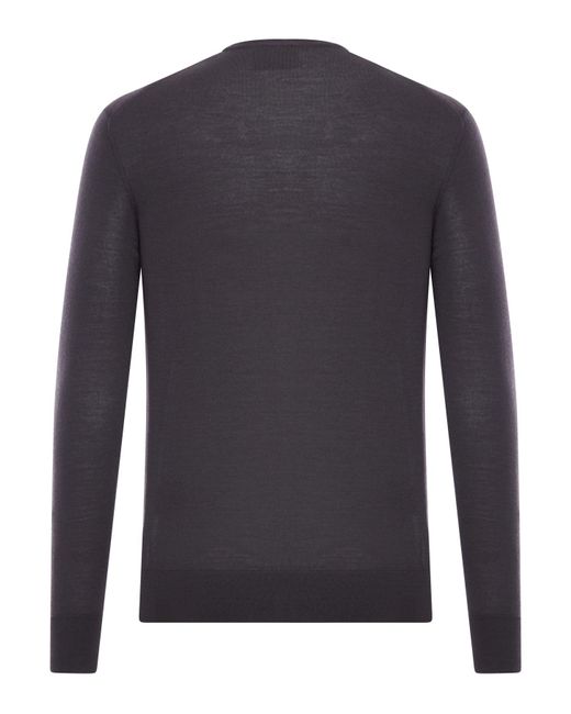 Maglione in lana di Giorgio Armani in Blue da Uomo