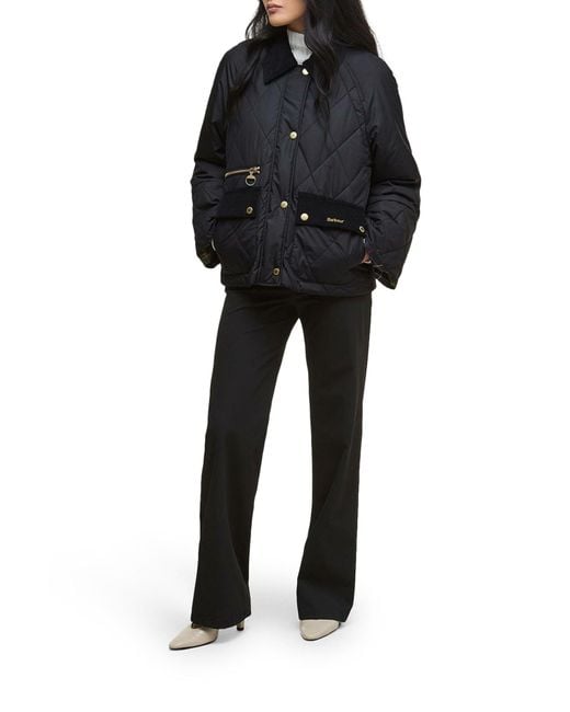 Barbour Black Martha Quilted Jacket