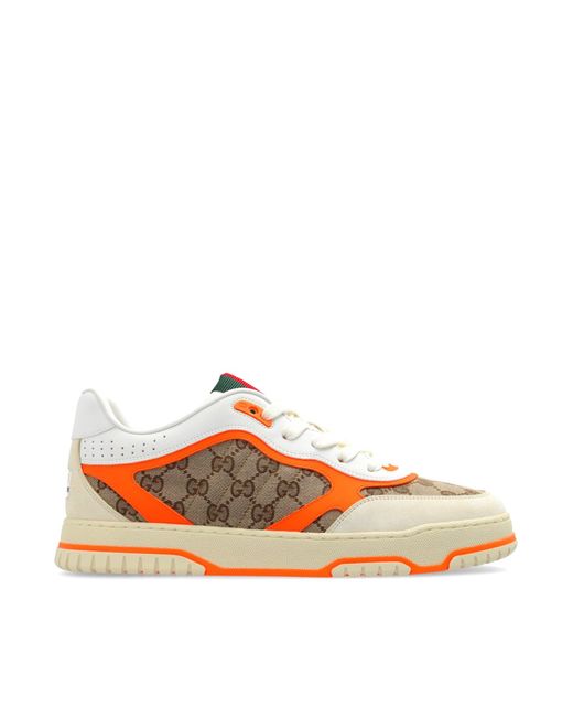 Gucci Orange Sneakers Shoes for men
