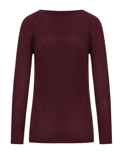 Roberto Collina Purple Crew Neck Cashmere Sweater