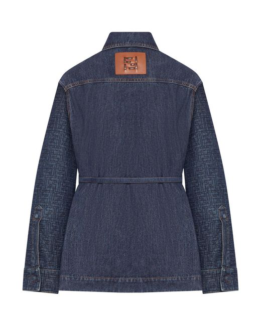 Fendi Blue Go-To Denim Jacket