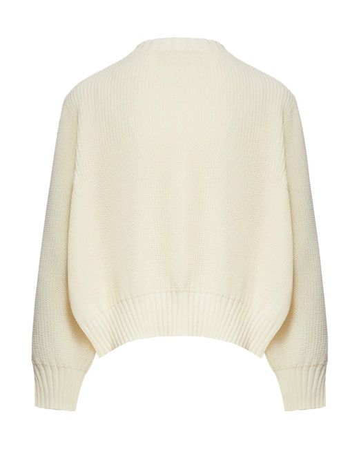 Roberto Collina White Crewneck Sweater