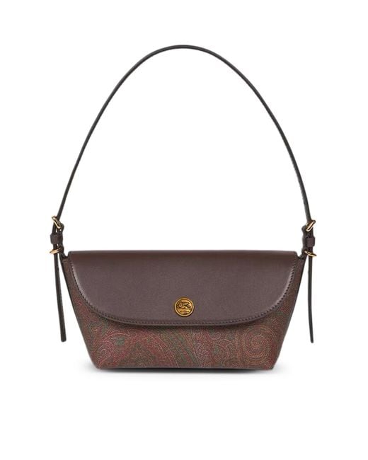Etro Brown Small Arnica Boat Bag