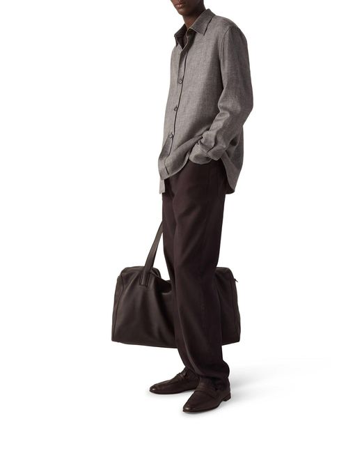 Zegna Gray Overshirt for men
