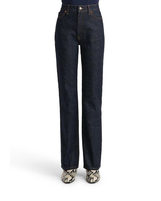 Khaite Blue Danielle Jeans