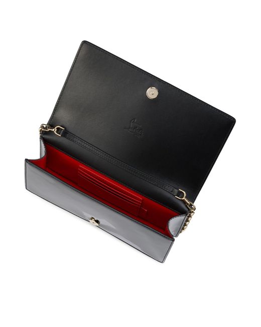 Christian Louboutin Black Bettina Patent Calfskin Clutch