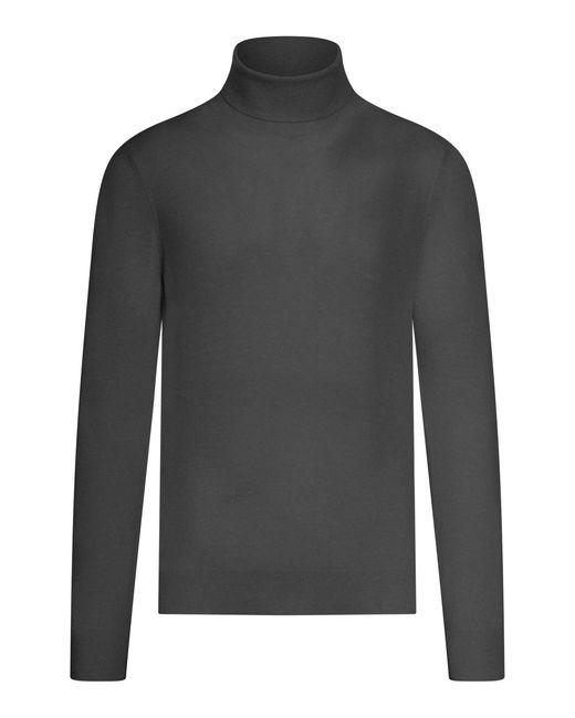 Nome G Gray High Neck Sweater for men