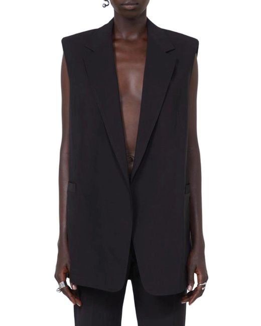 Sportmax Black Oversized Vest