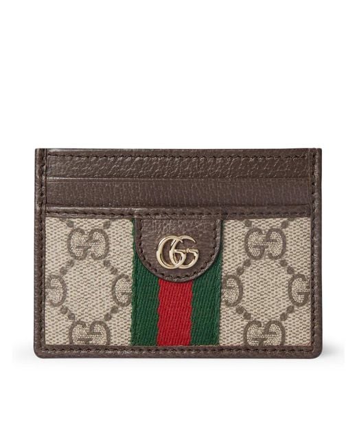 Gucci Brown Ophidia Card Holder