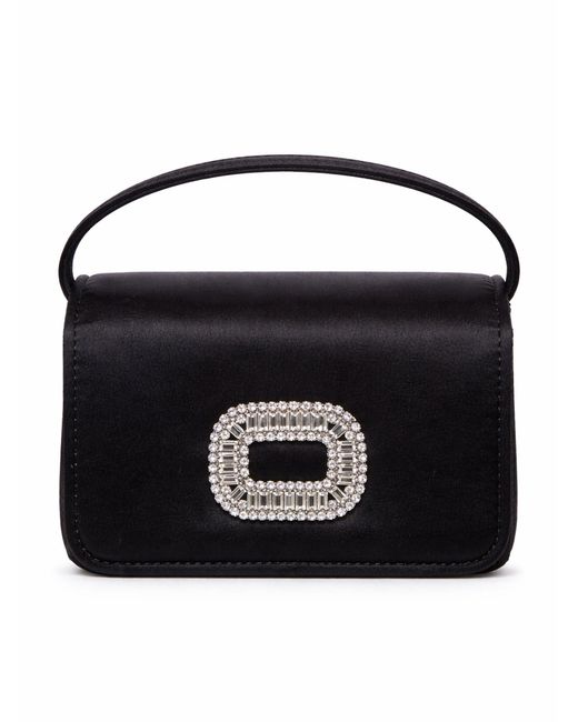 Roger Vivier Black Pilgrim Nano Bag