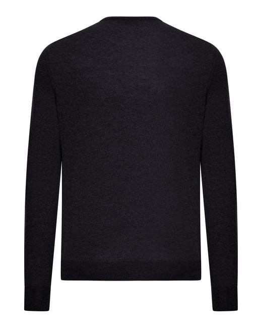 Nome G Blue Crewneck Sweater for men
