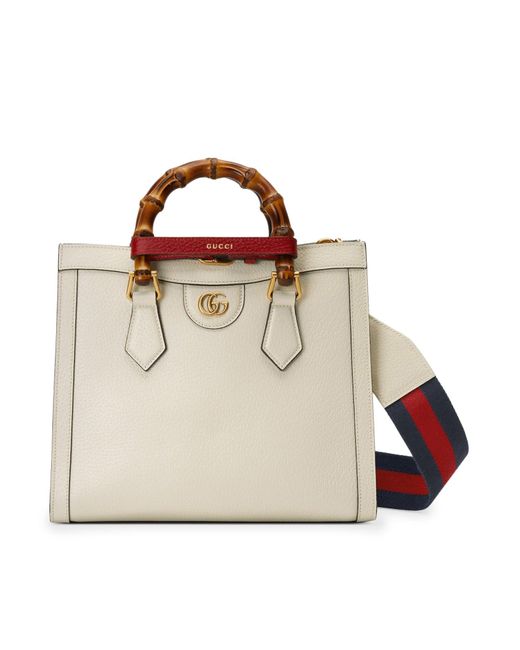 Gucci Metallic Diana Shopping Bag Small Size