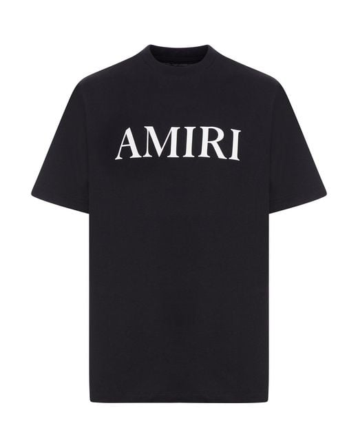 Amiri Black Core Logo Tee for men