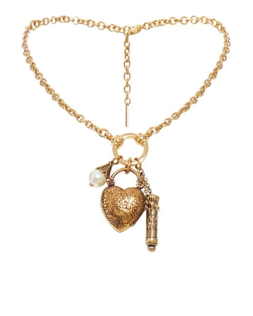Chloé White Vintage Necklace With Pendants