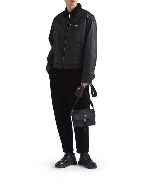 Prada Black Shoulder Bag for men
