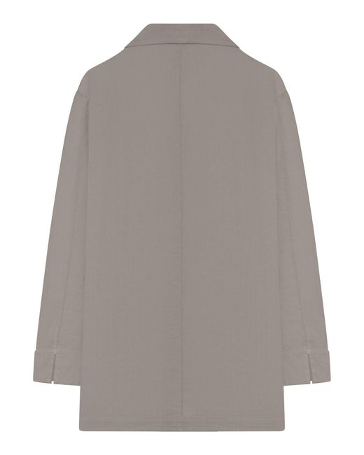 Transit Gray Single-Breasted Blazer