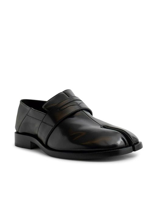Maison Margiela Black Tabi Loafers for men